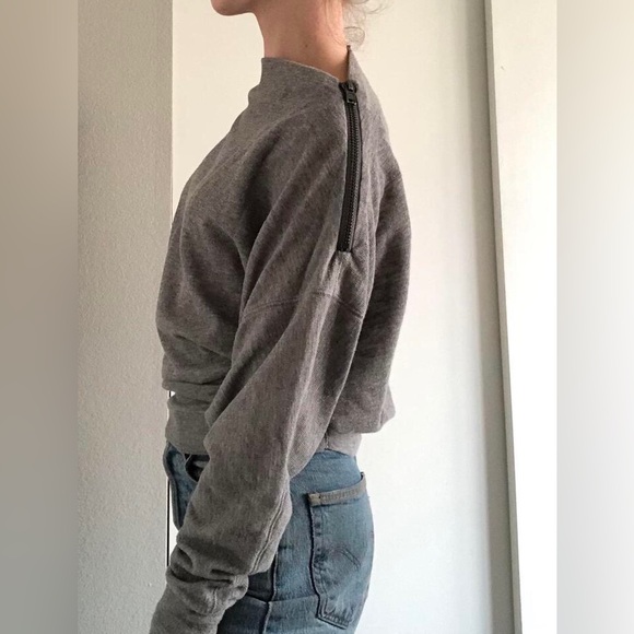 Zipper detail sweatshirt - Picture 2 of 2